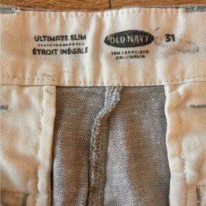 Old Navy Slim Fit Gray Pants